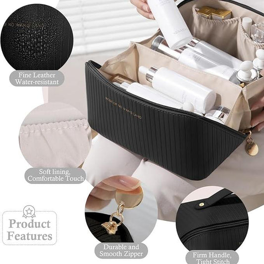 Juliette | Travel-Friendly & Stylish Cosmetic Essentials Pouch