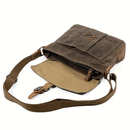 Jeremy | Vintage Waterproof Canvas Crossbody Messenger Bag
