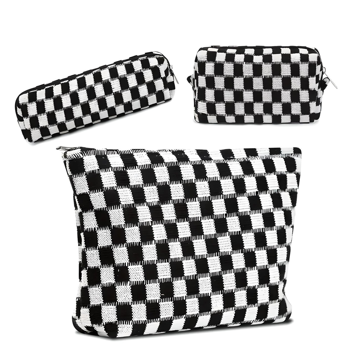 Jessica | Stylish & Practical 3-Piece Makeup Bag Set