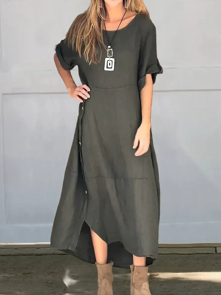 MABEL | Ultra-Comfortable Breathable Cotton Dress - Lizabella Fashion