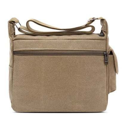 Tucker | Retro Canvas Crossbody Messenger Travel Bag
