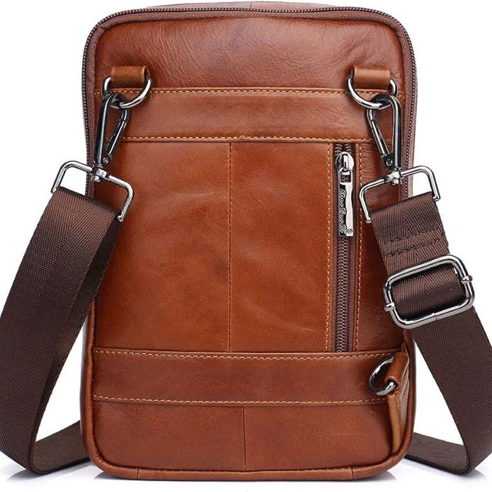 Simon | Men's Leather Crossbody Messenger Bag