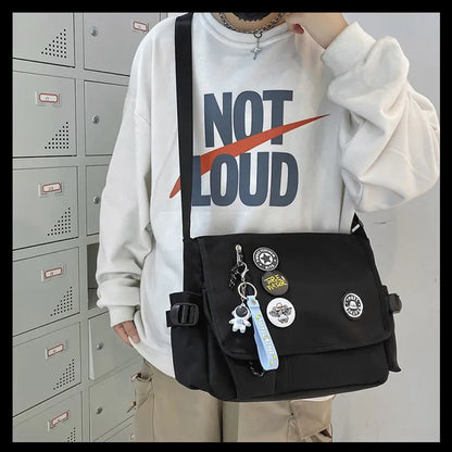 Adonis | Trendy Nylon Lightweight Crossbody Messenger Bag
