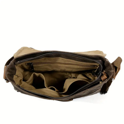 Jeremy | Vintage Waterproof Canvas Crossbody Messenger Bag