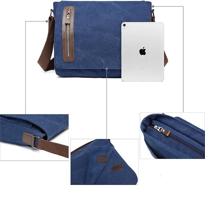 Israel | Men's Vintage Canvas Crossbody Messenger Bag