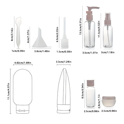 Louisa | Complete 11-pc Set Travel Personal Care Kit