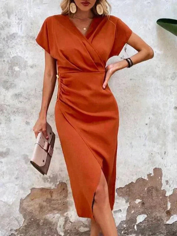 EMMA | Chic Party Dress with Stunning Front Slit - Lizabella Fashion