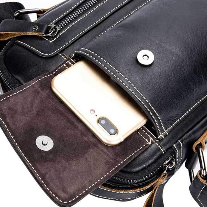 Victor | Men's Leather Crossbody Handbag