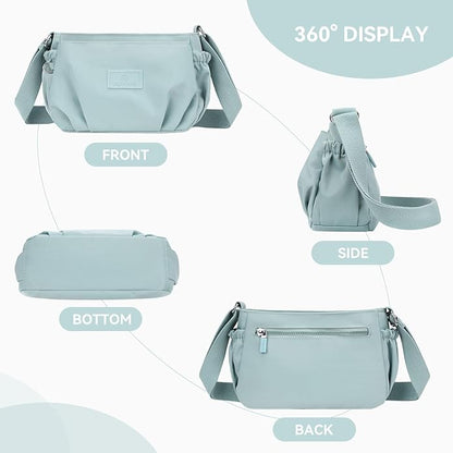 Lenora | Small Waterproof Nylon Crossbody Sling Bag