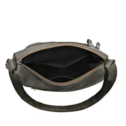 Kylee | Multi-Layer Leather Crossbody Travel Bag