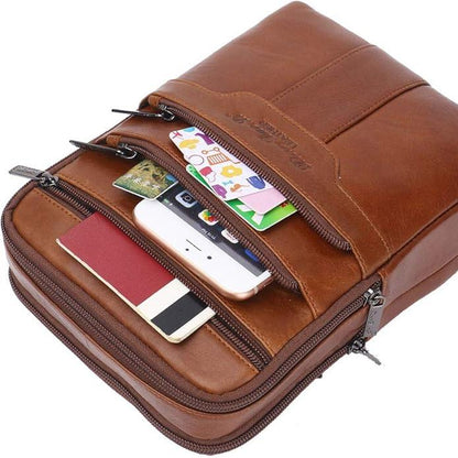 Simon | Men's Leather Crossbody Messenger Bag