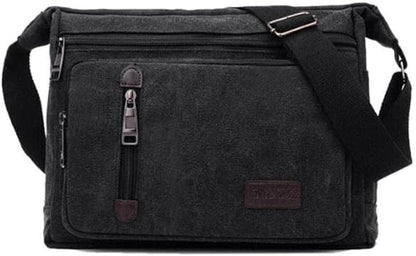 Maddie | Timeless Canvas Crossbody Messenger Bag