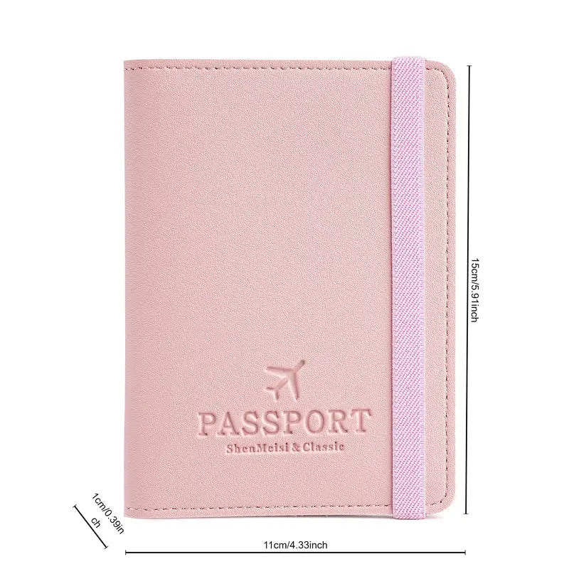 Linda | RFID Blocking Passport Card Holder Travel Wallet