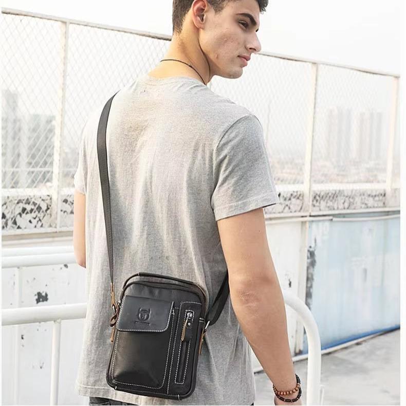 Brandon | Genuine Leather Crossbody Handbag