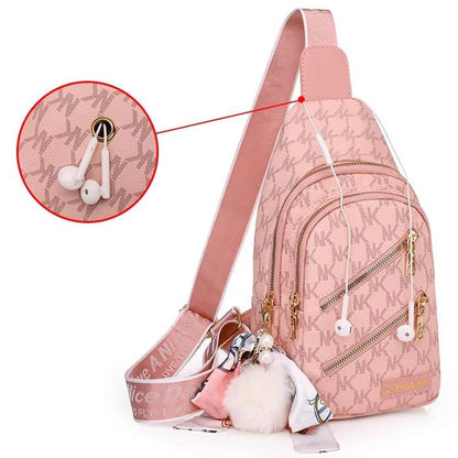Adley | Women's Leather Crossbody Chest Travel Sling Bag