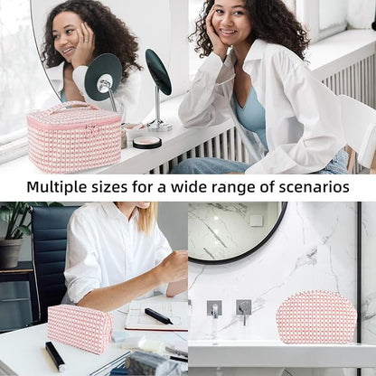 Emily | Stylish & Versatile Soft Corduroy Cosmetic Pouch Set