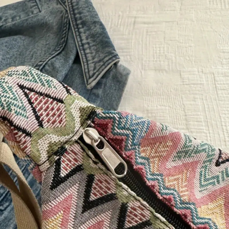 Livia | Women's Bohemian Canvas Crossbody Messenger Bag