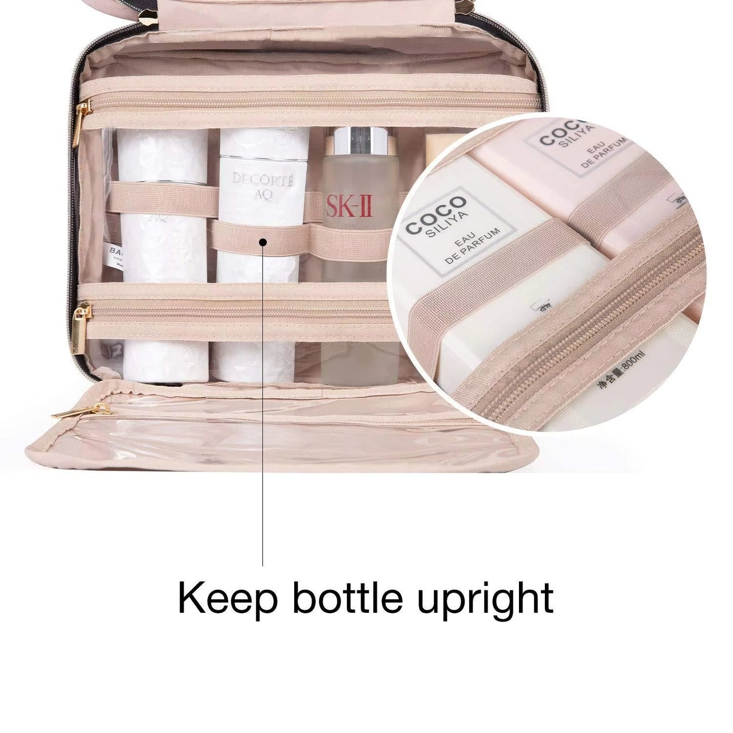 Araceli | Compact & Multiple Compartments Travel Essentials Bag