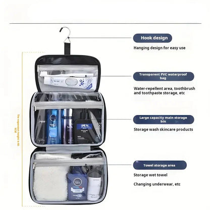 Lilianna | Convenient & Practical Multi-Layer Cosmetics Bag