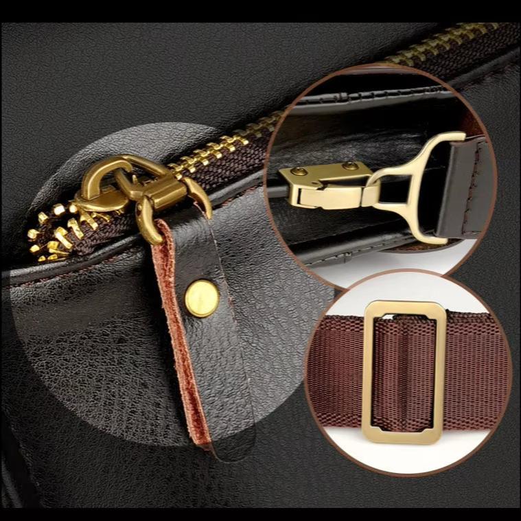 Malakai | Designer Leather Small Crossbody Bag