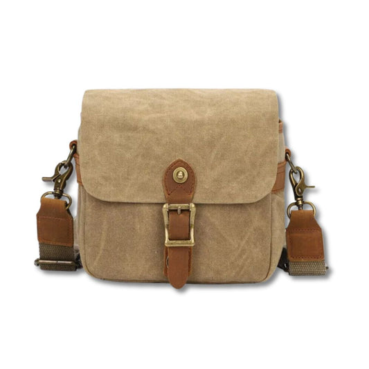 Lennox | Vintage Canvas Crossbody Camera Bag