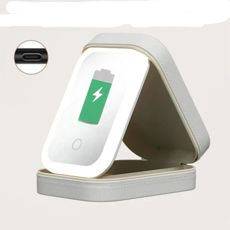 Kori | Portable LED Lighted Mirror Travel Makeup Case