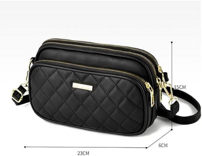 Theodora | Triple-Layer Mini Crossbody Bag