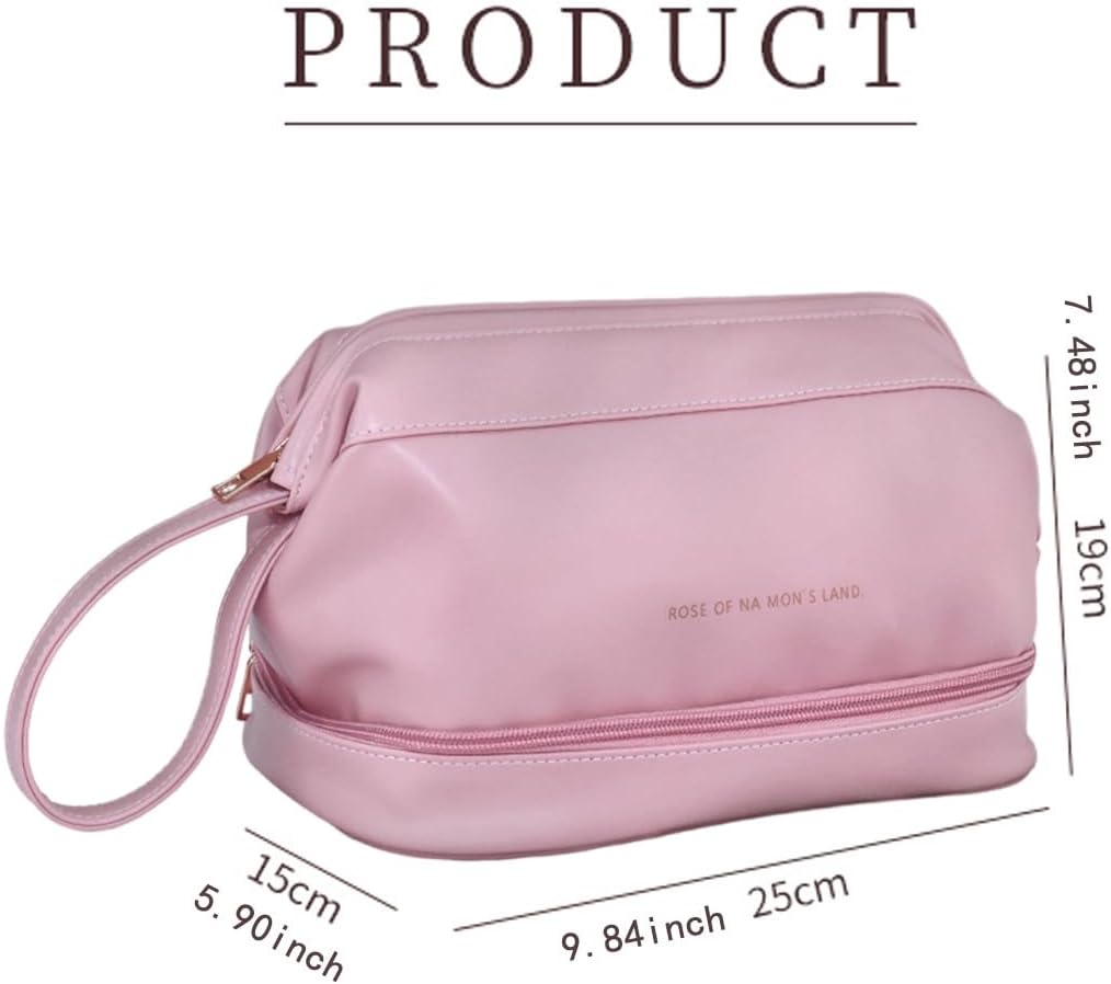 Lara | Layered Travel Cosmetic Makeup Bag