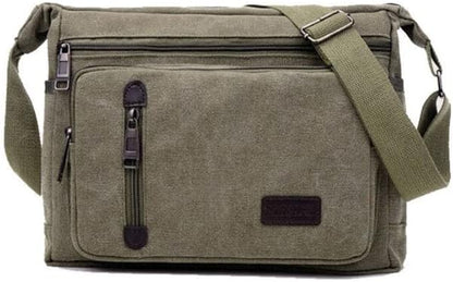 Maddie | Timeless Canvas Crossbody Messenger Bag