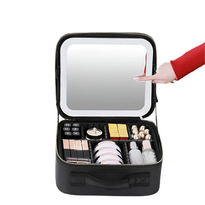 Pearl | Stylish & Portable LED Light Mirror Cosmetic Case