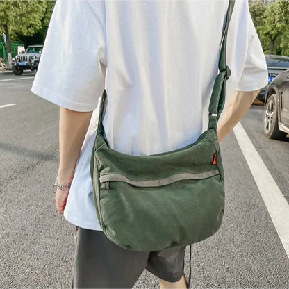 Rory | Canvas Crossbody Messenger Bag