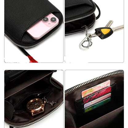 Artemis | Small Compact Chic Leather Crossbody Phone Bag