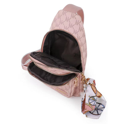 Adley | Women's Leather Crossbody Chest Travel Sling Bag