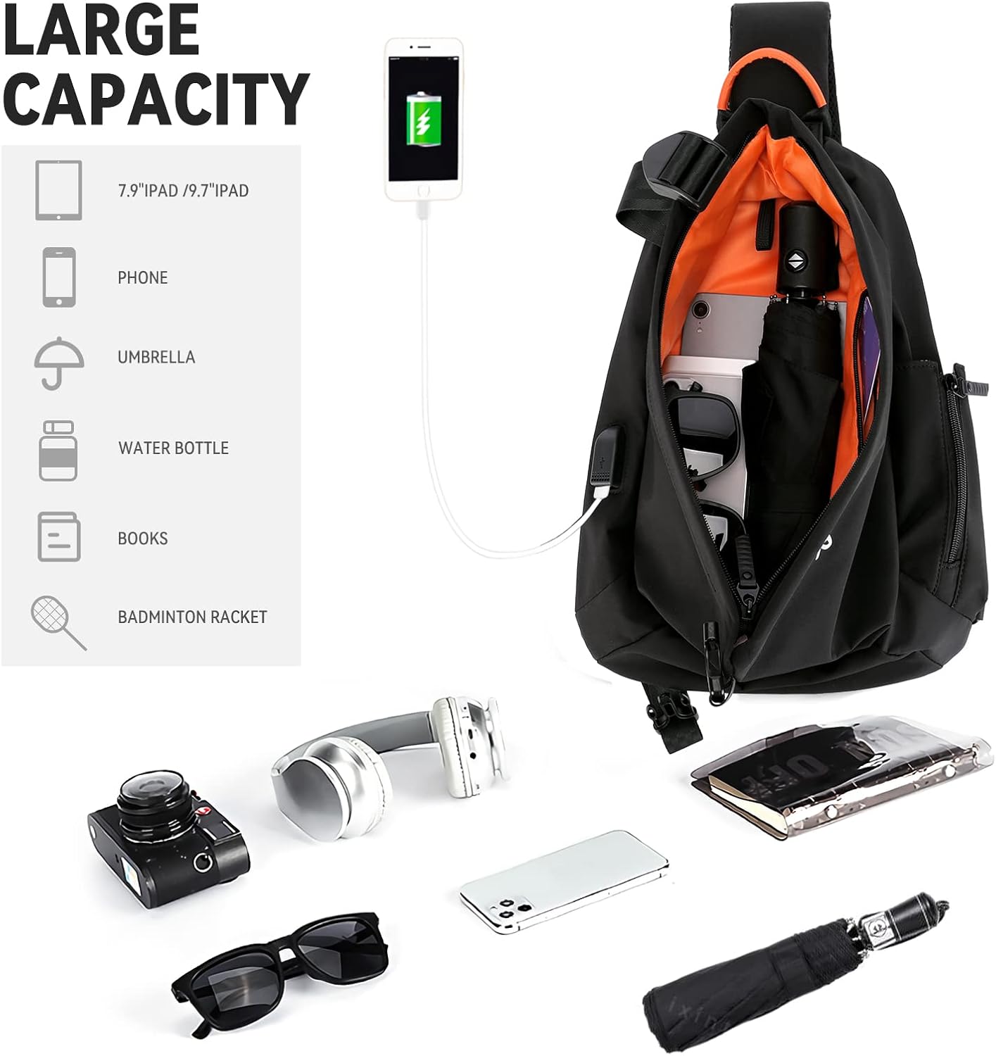 Tristan | Secure Water-Resistant Crossbody Travel Bag