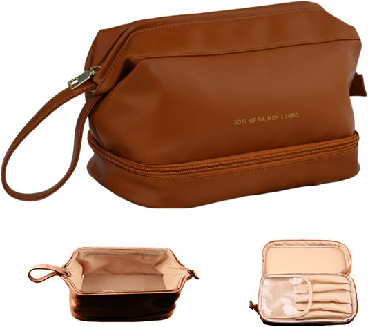 Lara | Layered Travel Cosmetic Makeup Bag