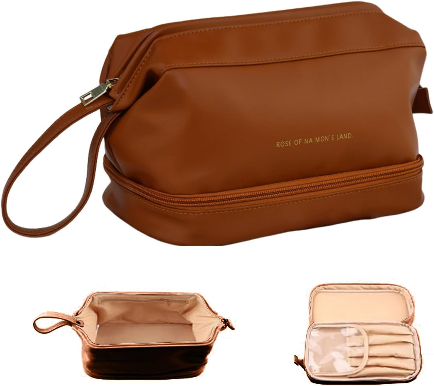 Lara | Layered Travel Cosmetic Makeup Bag