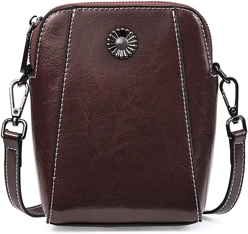 Adriana | Compact Anti-Theft Leather Crossbody Bag
