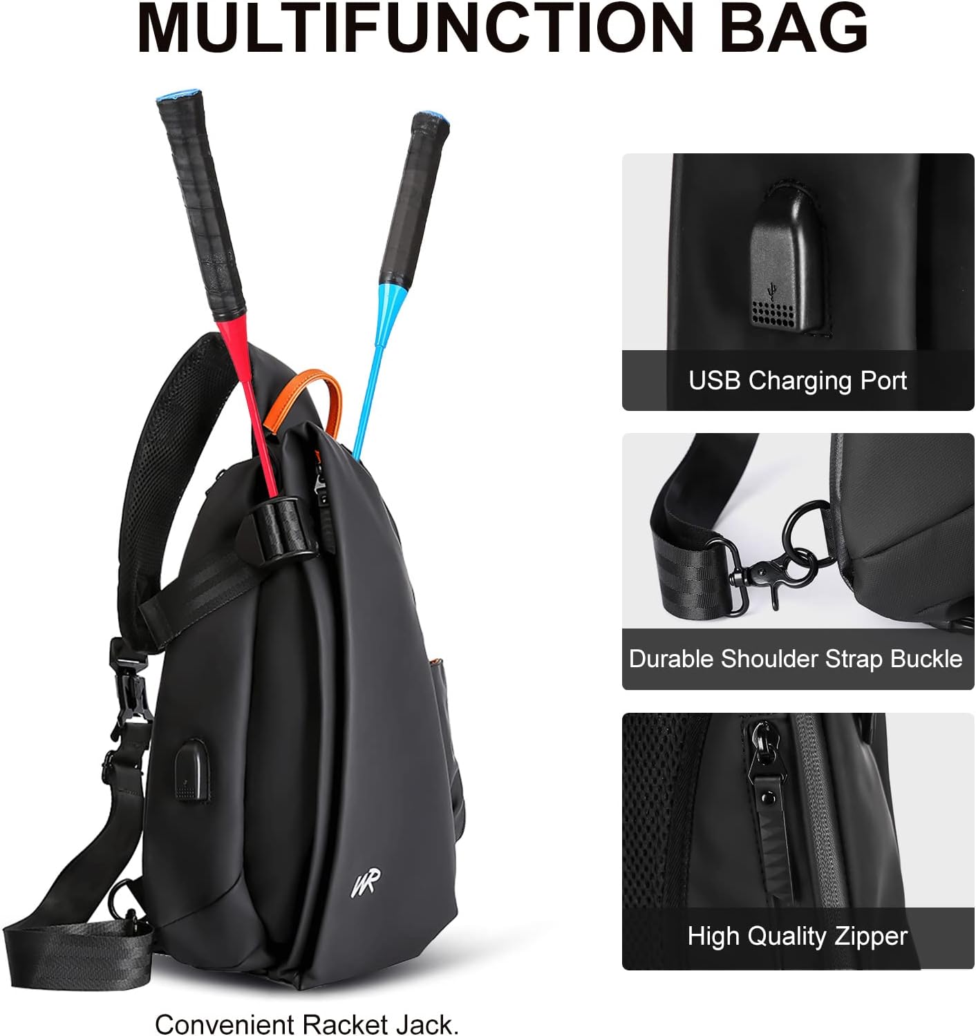 Tristan | Secure Water-Resistant Crossbody Travel Bag