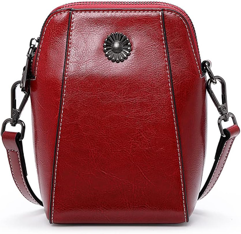 Adriana | Compact Anti-Theft Leather Crossbody Bag