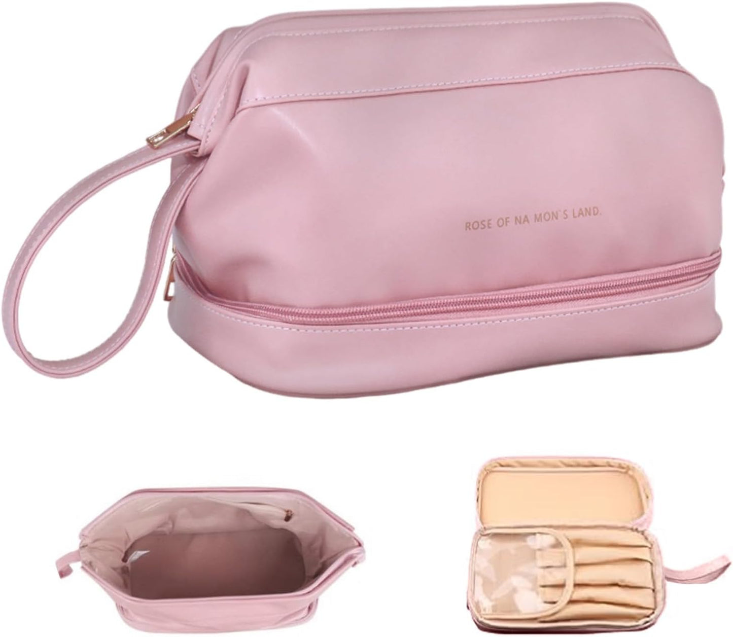 Lara | Layered Travel Cosmetic Makeup Bag