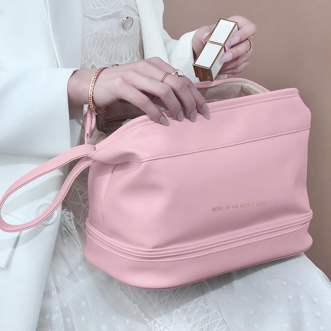 Lara | Layered Travel Cosmetic Makeup Bag