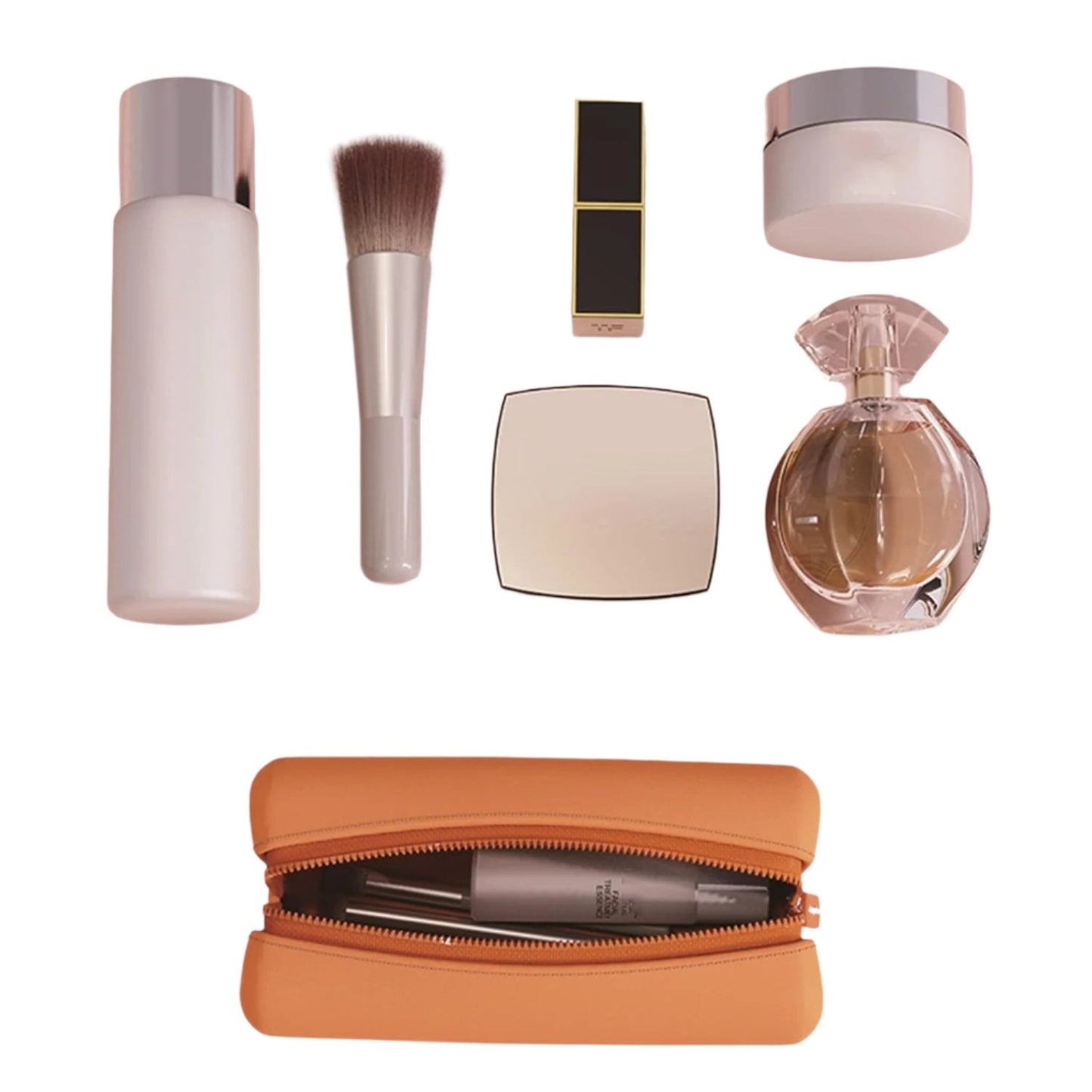 Melanie | Compact & Travel-Friendly Cosmetics Essentials Pouch