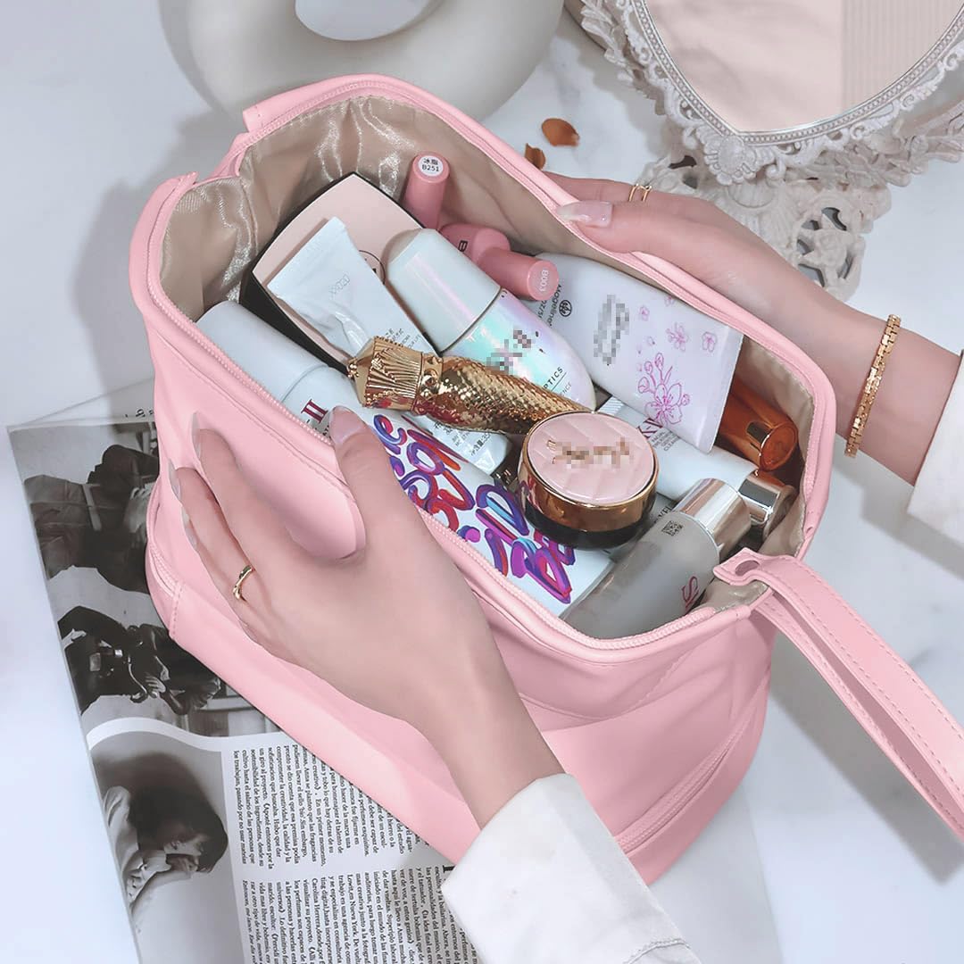 Lara | Layered Travel Cosmetic Makeup Bag