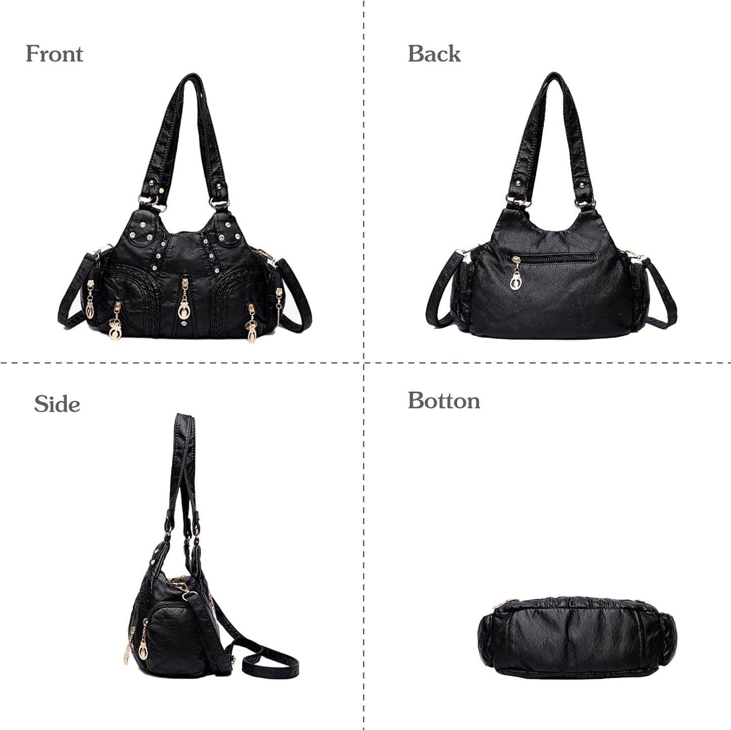 Rayne | Chic Multi-Pocket Design Crossbody Handbag