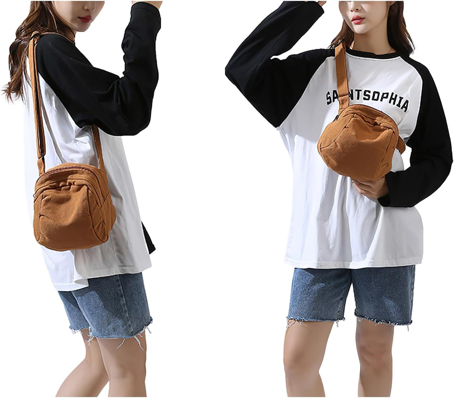 Arely | Vintage Canvas Crossbody Sling Bag