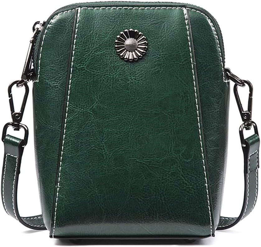 Adriana | Compact Anti-Theft Leather Crossbody Bag