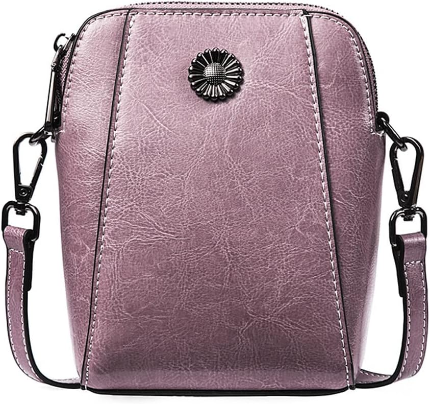 Adriana | Compact Anti-Theft Leather Crossbody Bag