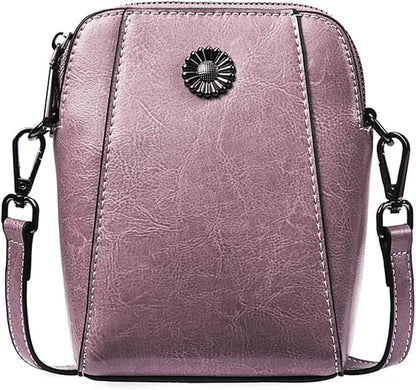 Adriana | Compact Anti-Theft Leather Crossbody Bag