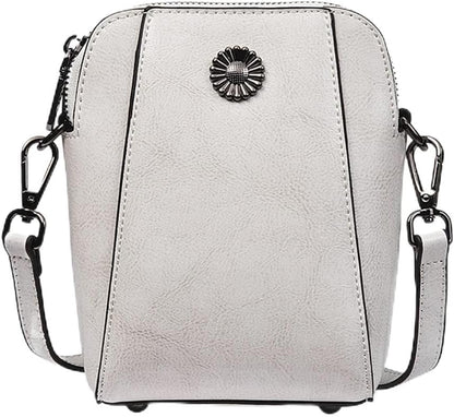 Adriana | Compact Anti-Theft Leather Crossbody Bag