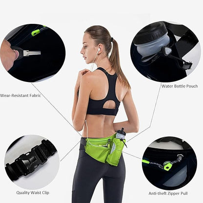 Celia | Sports Hydration Crossbody Bum Bag with Water Bottle Holder